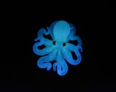 Glow in the Dark Octopus Pendant | EmergentGlassworks | Etsy.com