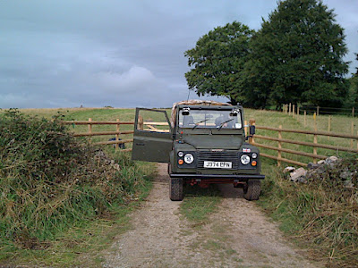 Arriving at Ebbor Campsite