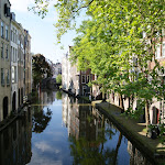 DSC00694.JPG - 27.05.2013. Utrecht; XVII - wieczna starówka przecięta  kanałami