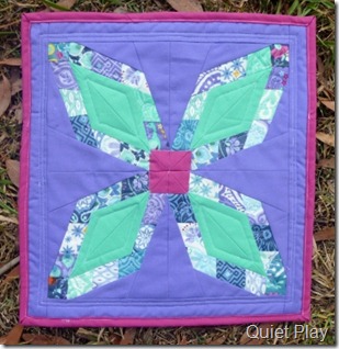 Too Pretty for Pickles mini quilt