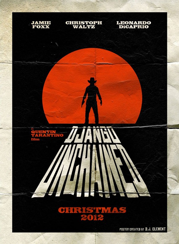 Remekre szabott Django elszabadul fan-made poszter