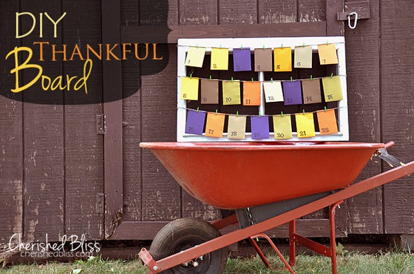 DIY Thankful Board DIY Thankful Board