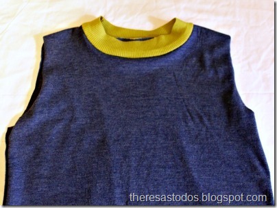 Muscle Shirt Sew other Shoulder Seam