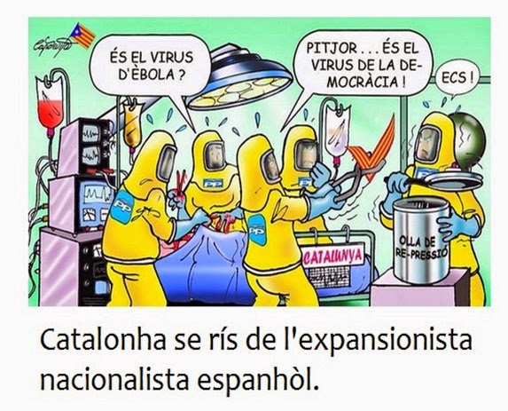 Ebòla Catalonha Espanha democracia