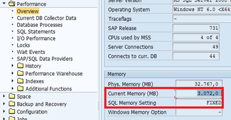 SAP SQL Server memory settings SAP SQL Server memory settings