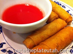 Mongolian Grill Egg Rolls