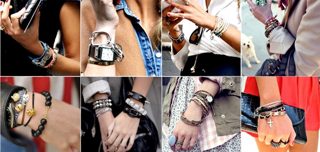 Mix de Pulseiras: A Moda do Pulseirismo para incrementar o look. Mix de Pulseiras: A Moda do Pulseirismo para incrementar o seu look.
