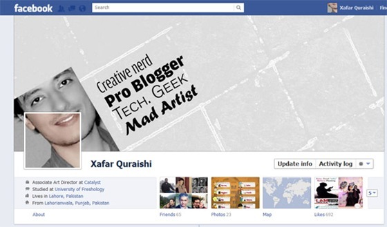 Novo Facebook: Perfil com imagens criativas Novo Facebook: Perfil com imagens criativas