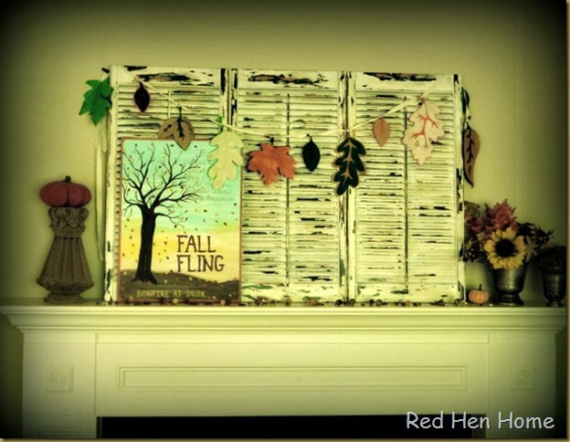 Red Hen Home Fall Mantel 5