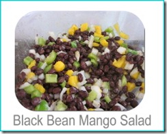 black bean mango salad