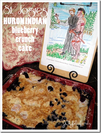 St. Jogues - HURON INDIAN BLUEBERRY CRUNCH St. Jogues - HURON INDIAN BLUEBERRY CRUNCH