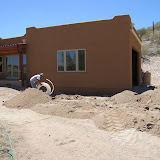 Steve unrolling Pex (plumbing) 5/13