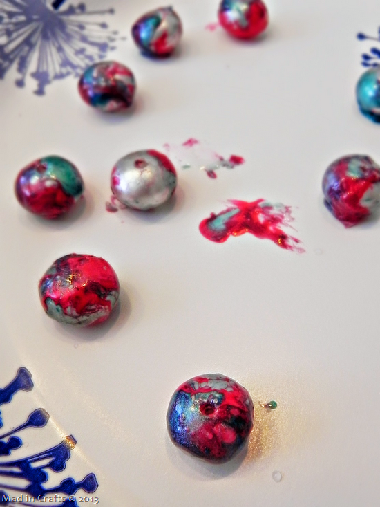 nail polish marbled beads nail polish marbled beads