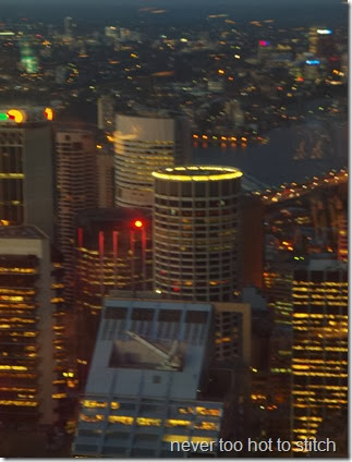 Australia Square Tower at night