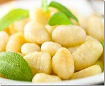 Gnocchi con burro e salvia 