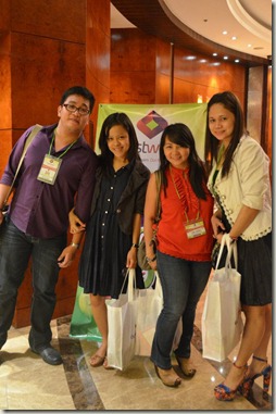 with fellow Bloggers, photo from TheDailyPosh