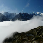 Mer de nuage sur la vall�e de Chamonix