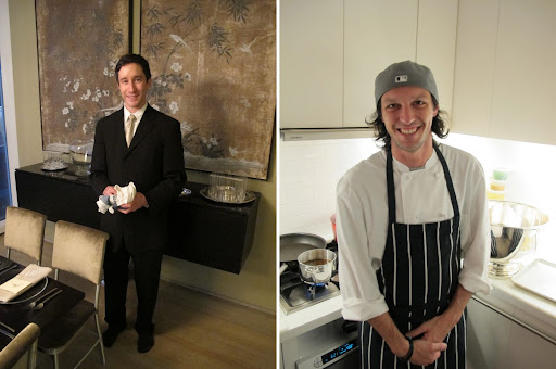 Having incredibly talented help in the kitchen and around the dining room meant that I could focus on playing host. Tremendous service from Gregory and Paul's stellar cooking assistance made the whole night possible. Having incredibly talented help in the kitchen and around the dining room meant that I could focus on playing host. Tremendous service from Gregory and Paul's stellar cooking assistance made the whole night possible.