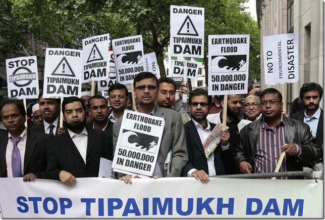 tipaimukh dam protest