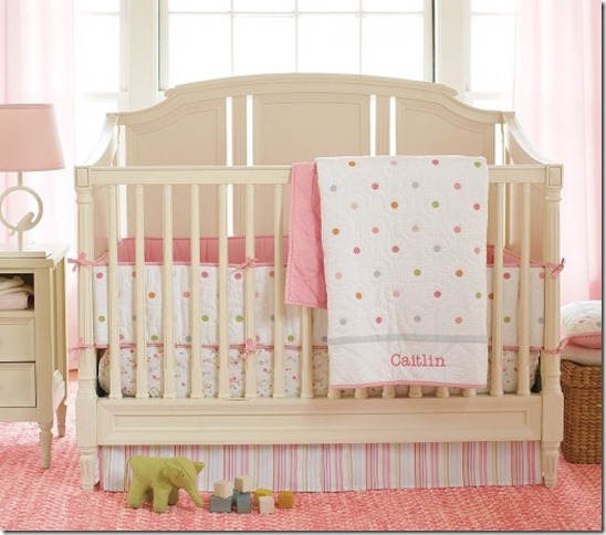 Nice-pink-bedding-for-pretty-girls-nursery-from-prottery-barn-9-524x462