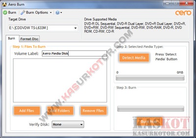 Software Burn CD DVD yg Ringan dan Kecil- Aero Burn Software Burn CD DVD yg Ringan dan Kecil- Aero Burn
