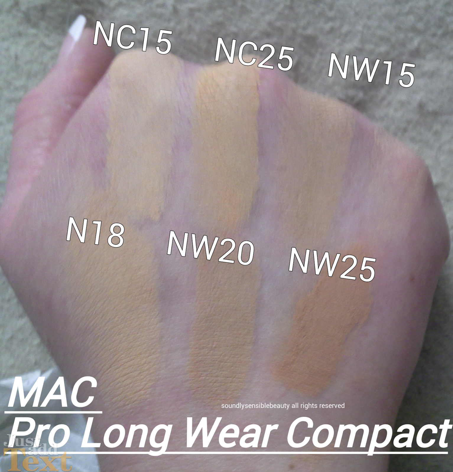Mac Pro LongWear Compact Foundation; Review & Swatches of Shades