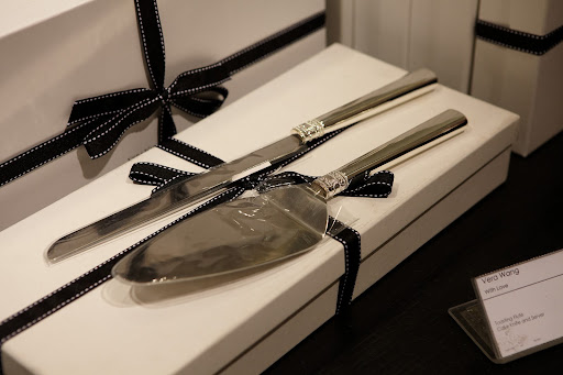 Cake knife and server Cake knife and server