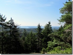 Hiking scenery at Acadia NP