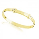 Baby Gifts - Yellow Gold Baby Bangle