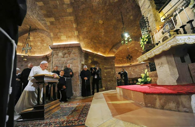 Đức Thánh Cha Phanxicô hành hương tại Assisi