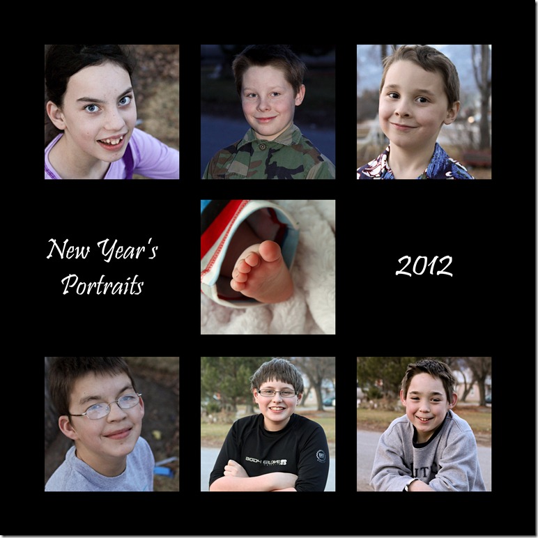 New Years Kid Portraits 2012 New Years Kid Portraits 2012