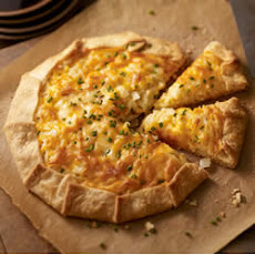 Rustic Three Cheese Tart
