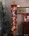 061.1 - Ermitage - 1994<br />
28,5 x 130 - Acrylique résine, support bois exotique 2 m