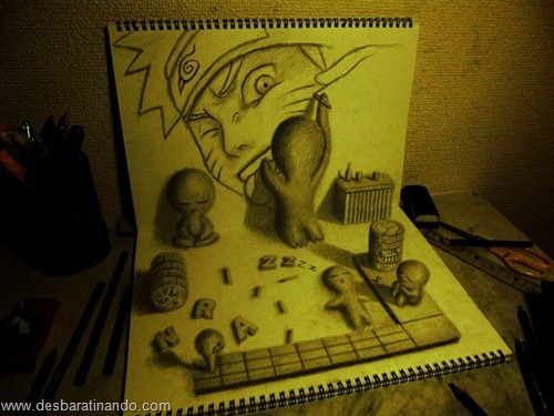 desenhos lapis 3D desbaratinando (9) desenhos lapis 3D desbaratinando (9)