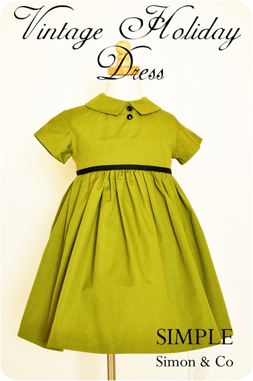 vintage holiday dress tutorial