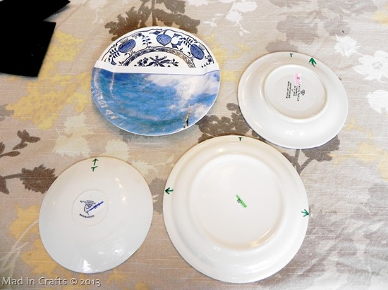 mark the top center of each plate mark the top center of each plate