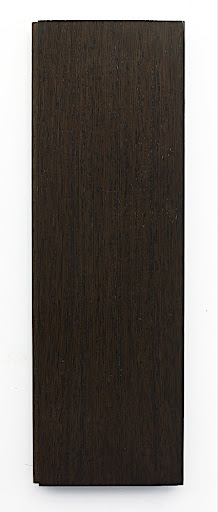 This series of photos includes both plainsawn and quartersawn Wenge planks to show the steps Craig's team used to take my floor from dark to light. Here is a quartersawn plank in the original finish. This series of photos includes both plainsawn and quartersawn Wenge planks to show the steps Craig's team used to take my floor from dark to light. Here is a quartersawn plank in the original finish.