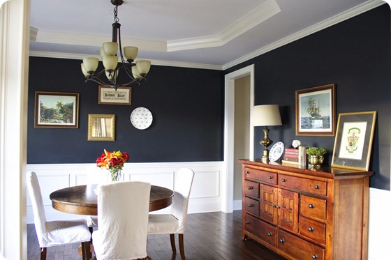 navy blue walls