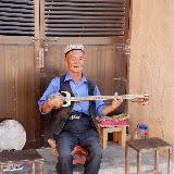 Flaming mountains - vieux musicien Flaming mountains - vieux musicien