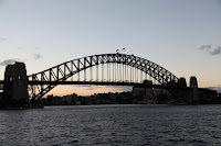 Sunset over the bridge