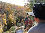 Indian Kitchen (looking down at Lusk Creek from top of bluffs)