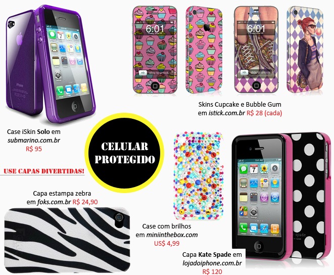 Capas para iPhone 4: Onde comprar online – Confira algumas sugestões. Capas-Celular_iphone_criativas_divertidas