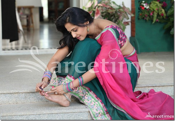 Anushka_Pink_Green_Half_Saree Anushka_Pink_Green_Half_Saree