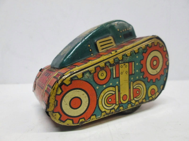 Louis Marx Wind-Up Vintage Tank Toy