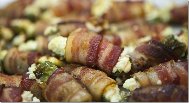 Bacon Wrapped Stuffed Jalapeno Peppers