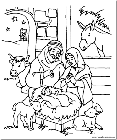 colorear nacimiento (1) colorear nacimiento (1)
