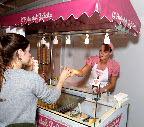 Guests could try samples and get a cone or a cup of their favorite flavor! Guests could try samples and get a cone or a cup of their favorite flavor!