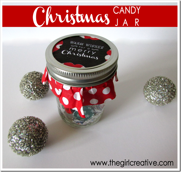 Christmas Candy Jar