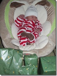 Zoey with her first Christmas gifts2