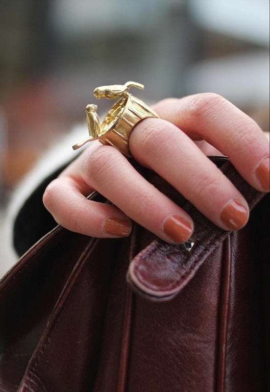 Bird Sun Dial Ring, £16, Ease the Squeeze Bird Sun Dial Ring, £16, Ease the Squeeze